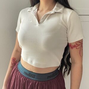 Nike Women's Polo Crop Top